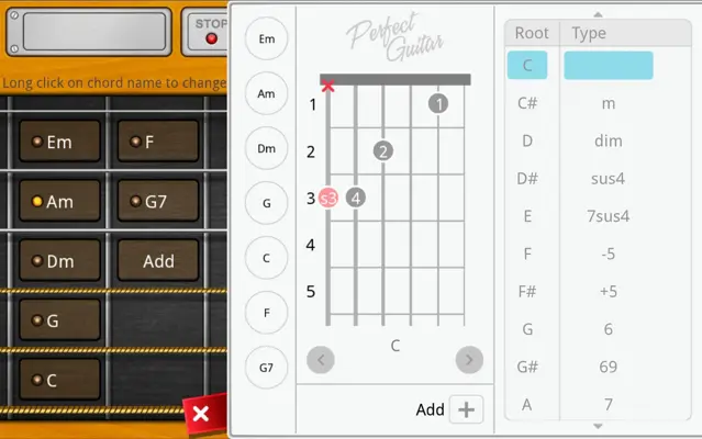 Perfect Guitar android App screenshot 0